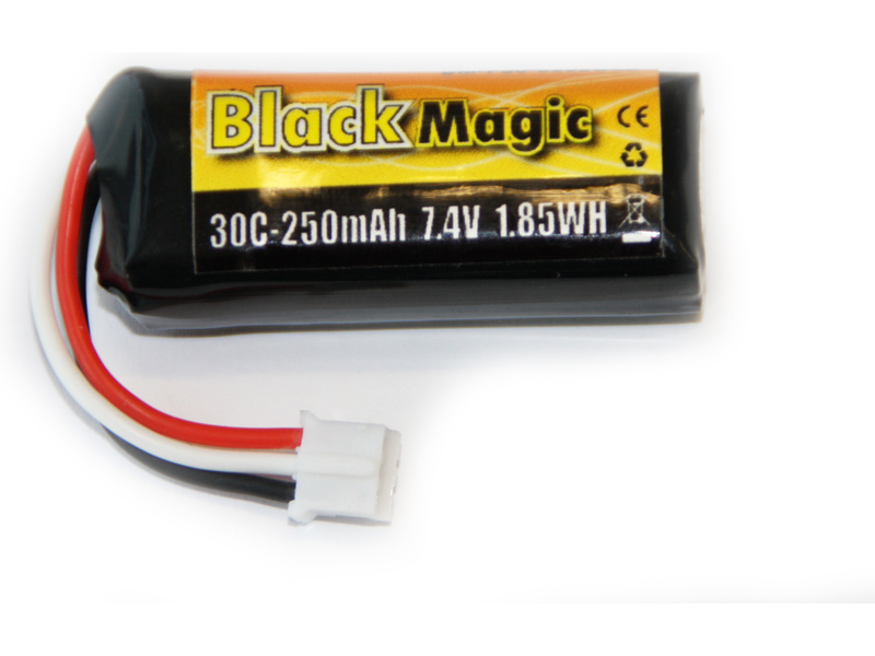 LiPol Black Magic 7.4V 250mAh 30C JST-PH