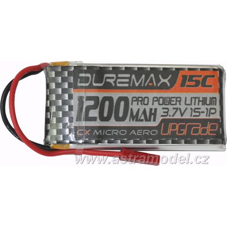 DUREMAX Power LiPol 3.7V 1200mAh 15C JST