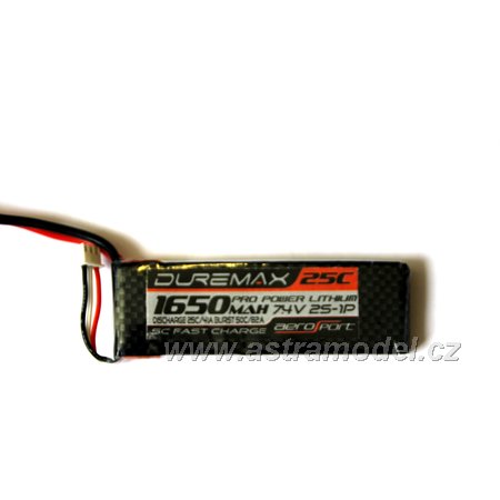 DUREMAX Power LiPol 7.4V 1650mAh 25C EC3