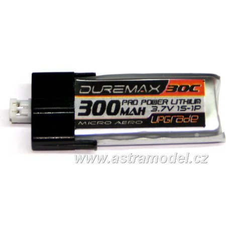 DUREMAX Power LiPol 3.7V 300mAh 30C mCP-X