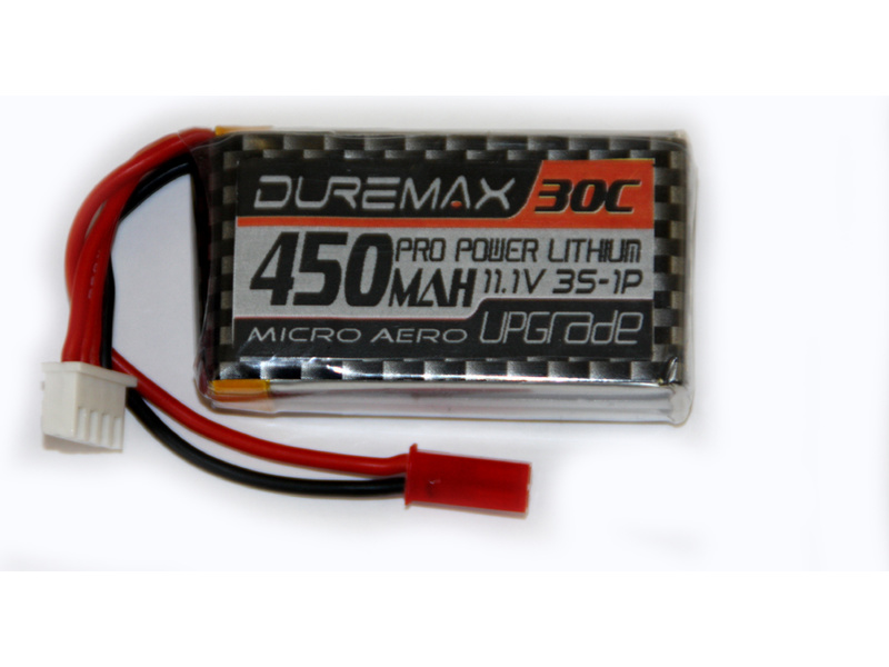 DUREMAX Power LiPol 11.1V 450mAh 30C JST