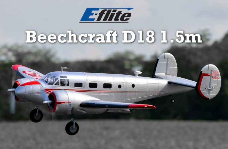 E-flite Beechcraft D18