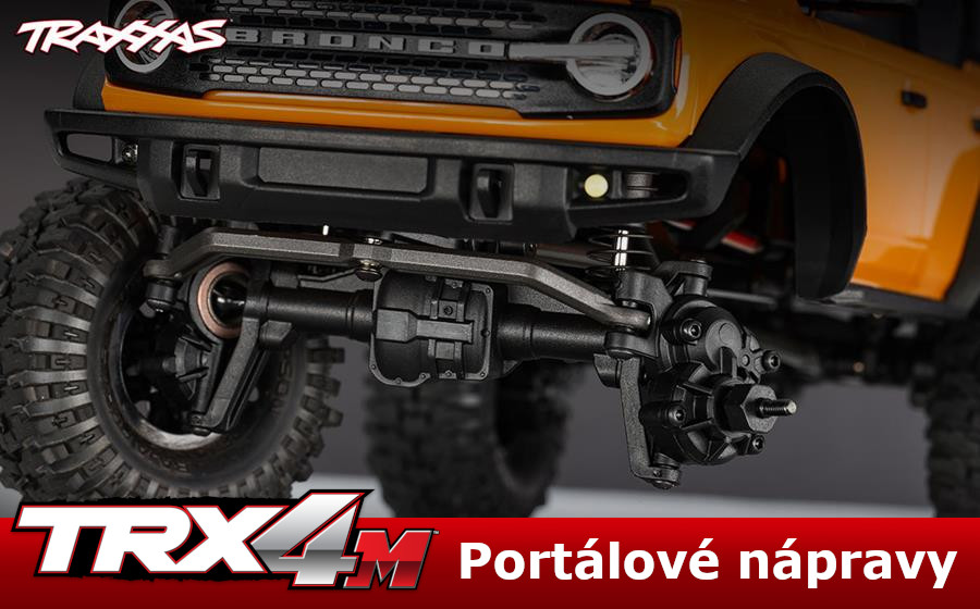 Traxxas portálové nápravy (sada): TRX-4M