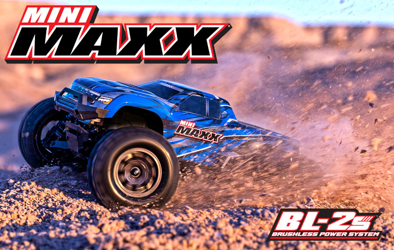 Traxxas Mini Maxx 1:12 BL-2s RTR