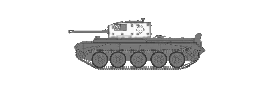 Cruiser Mk.VIII A27M Cromwell Mk.IV scheme 1