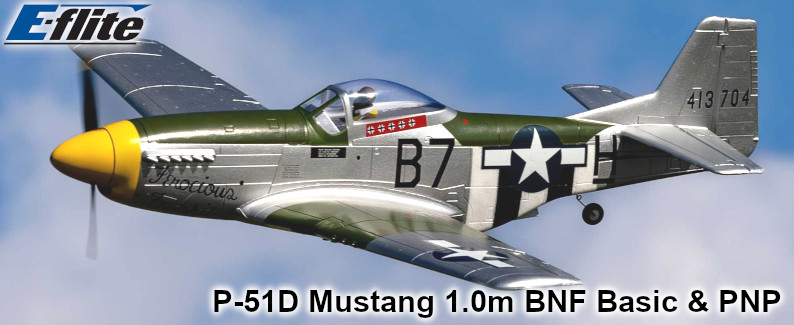 E-flite P-51D Mustang 1.0m