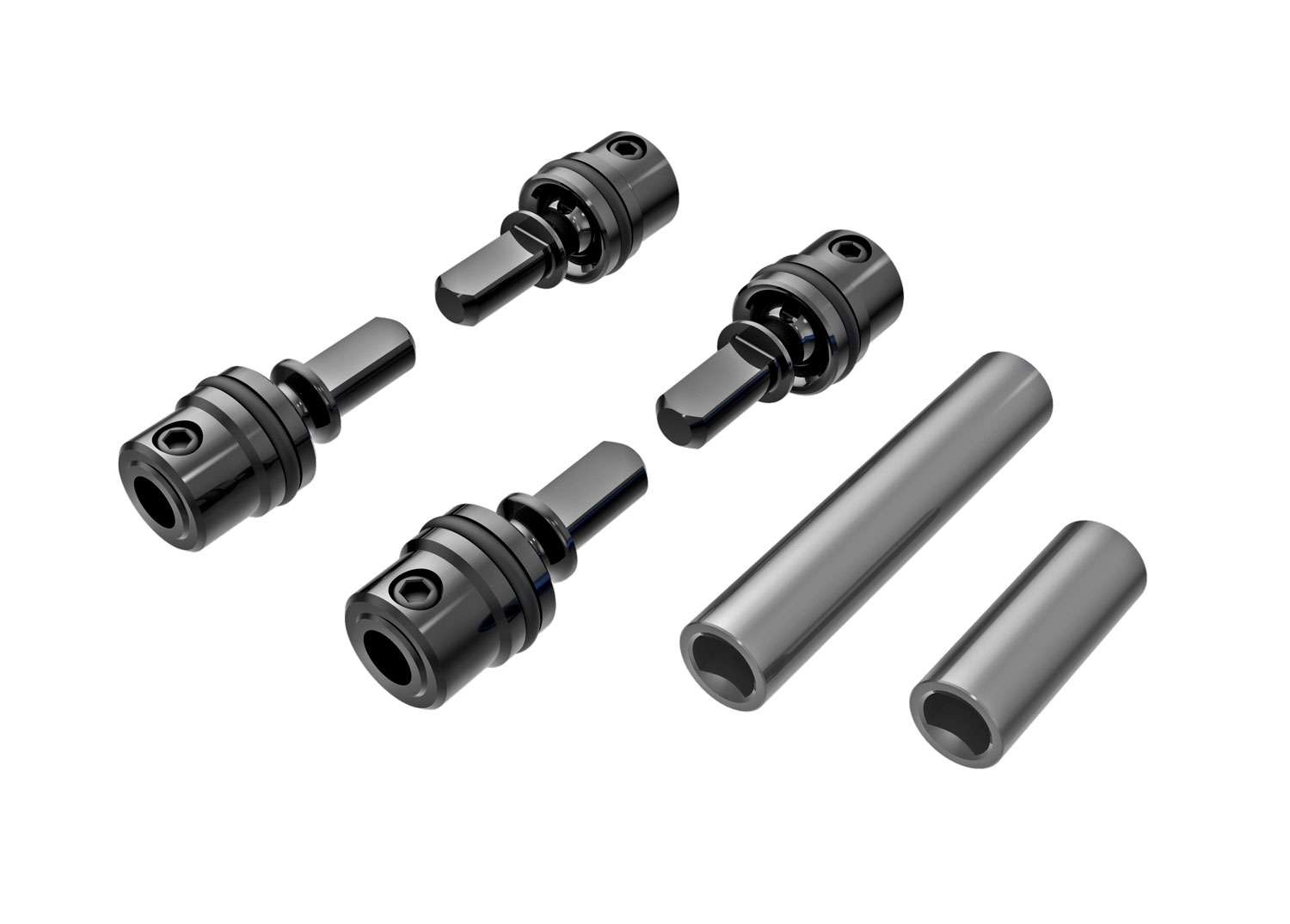 Dark-Titanium Aluminum Center Driveshaft