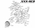 Losi XXX-SCB BL 1:10 2WD AVC | Rear part