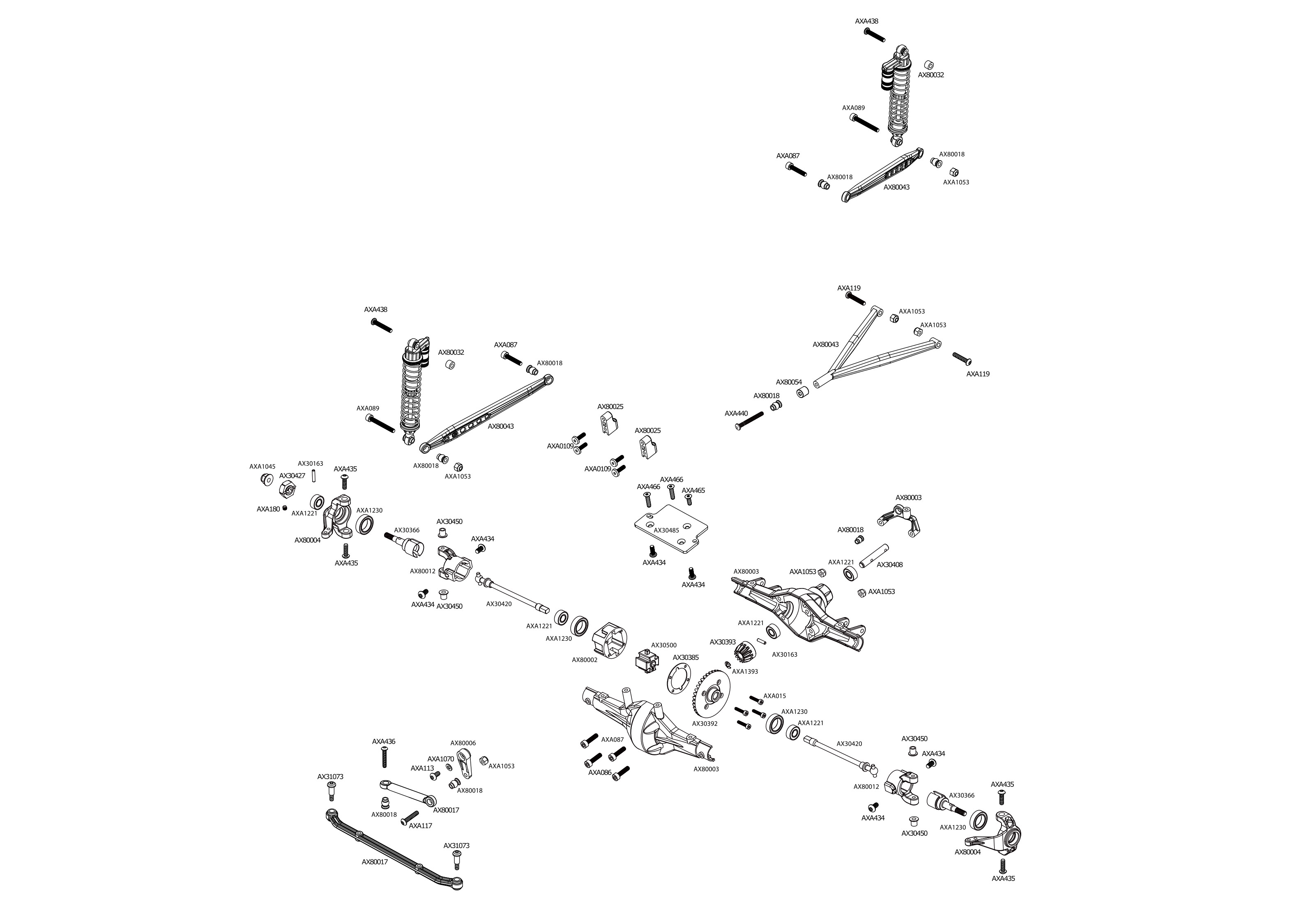 Axial scx10 store parts