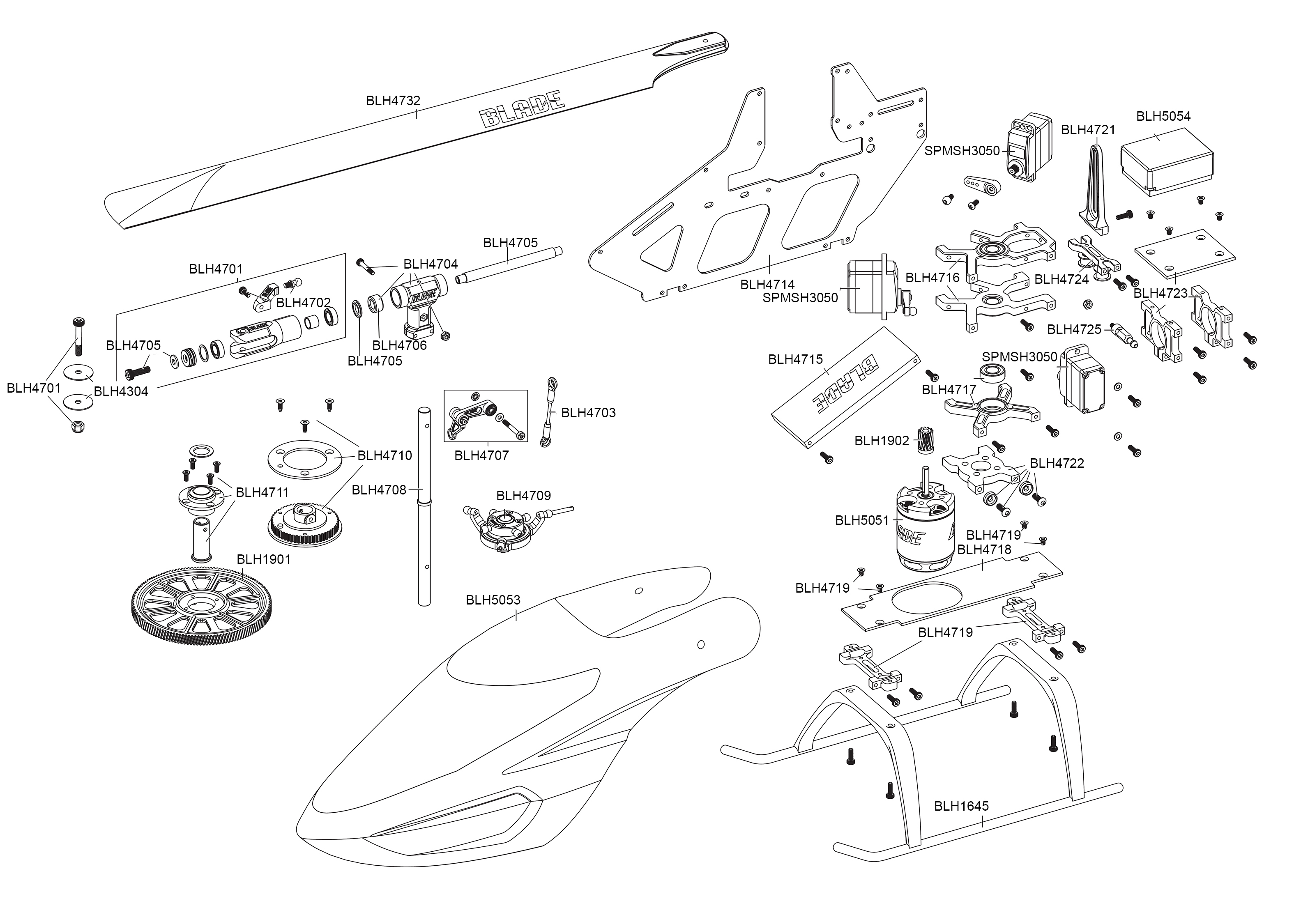 blade 360 cfx parts