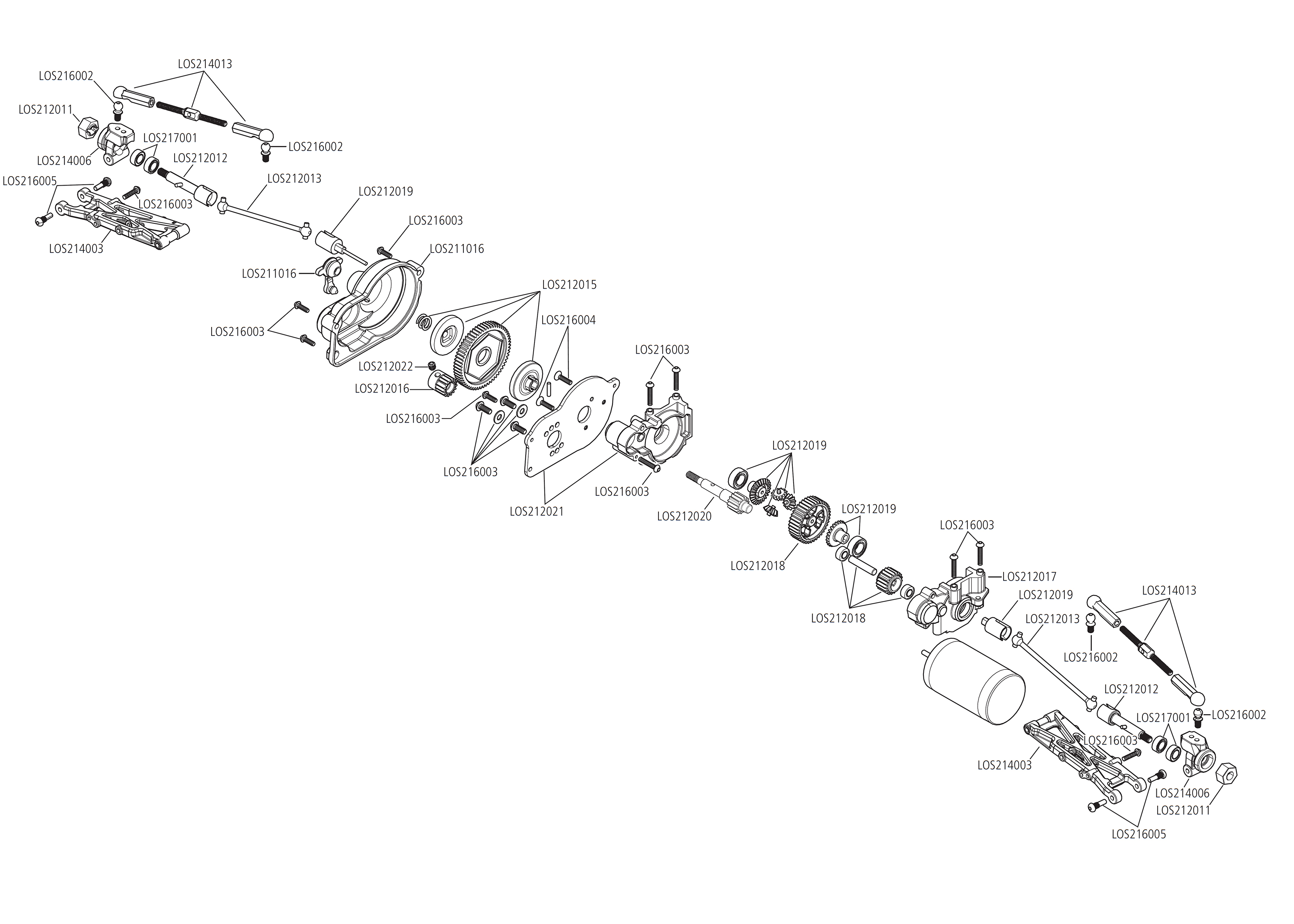 Losi Mini B Parts Diagram - Melly Hobbies