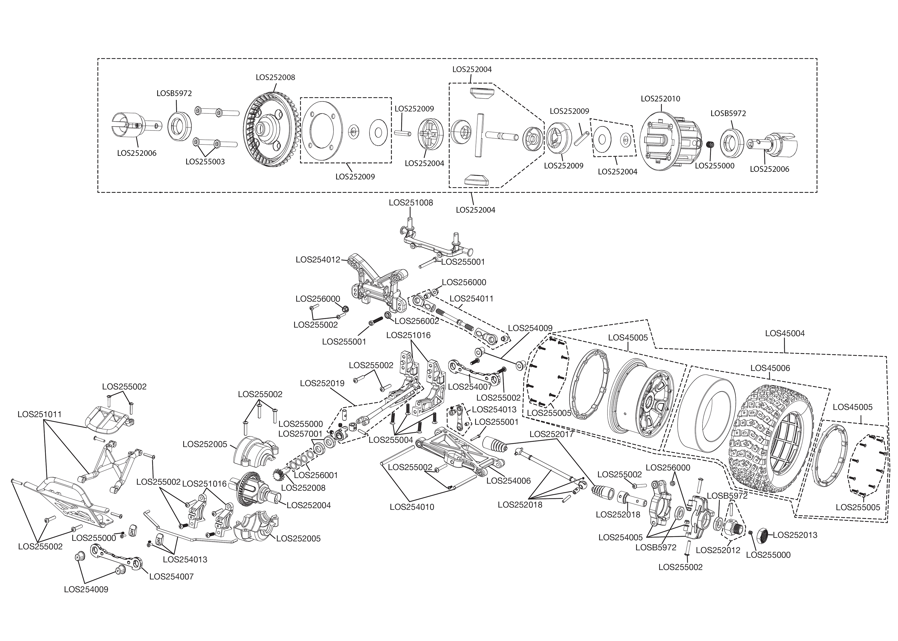 losi parts