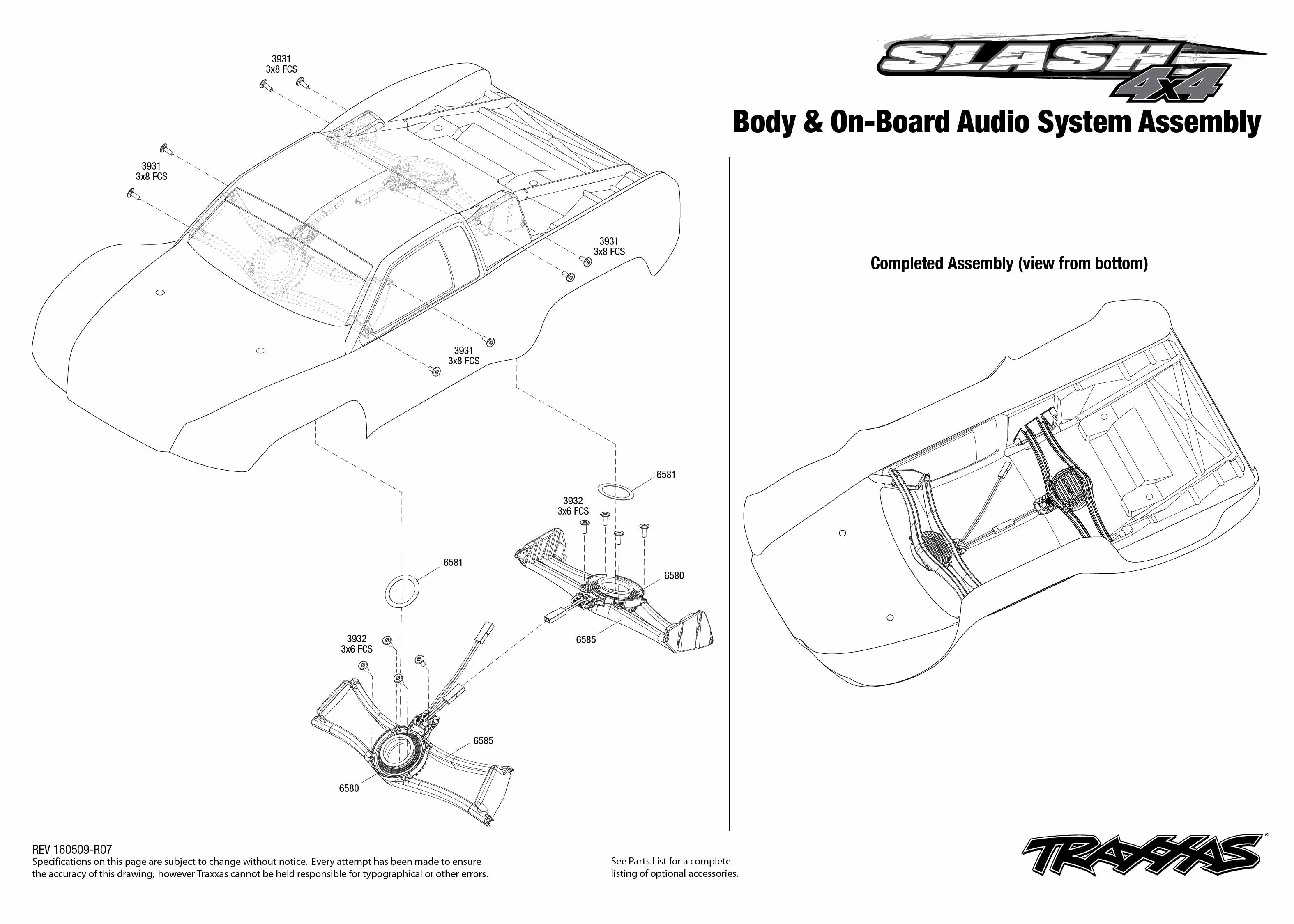 traxxas slash oba body