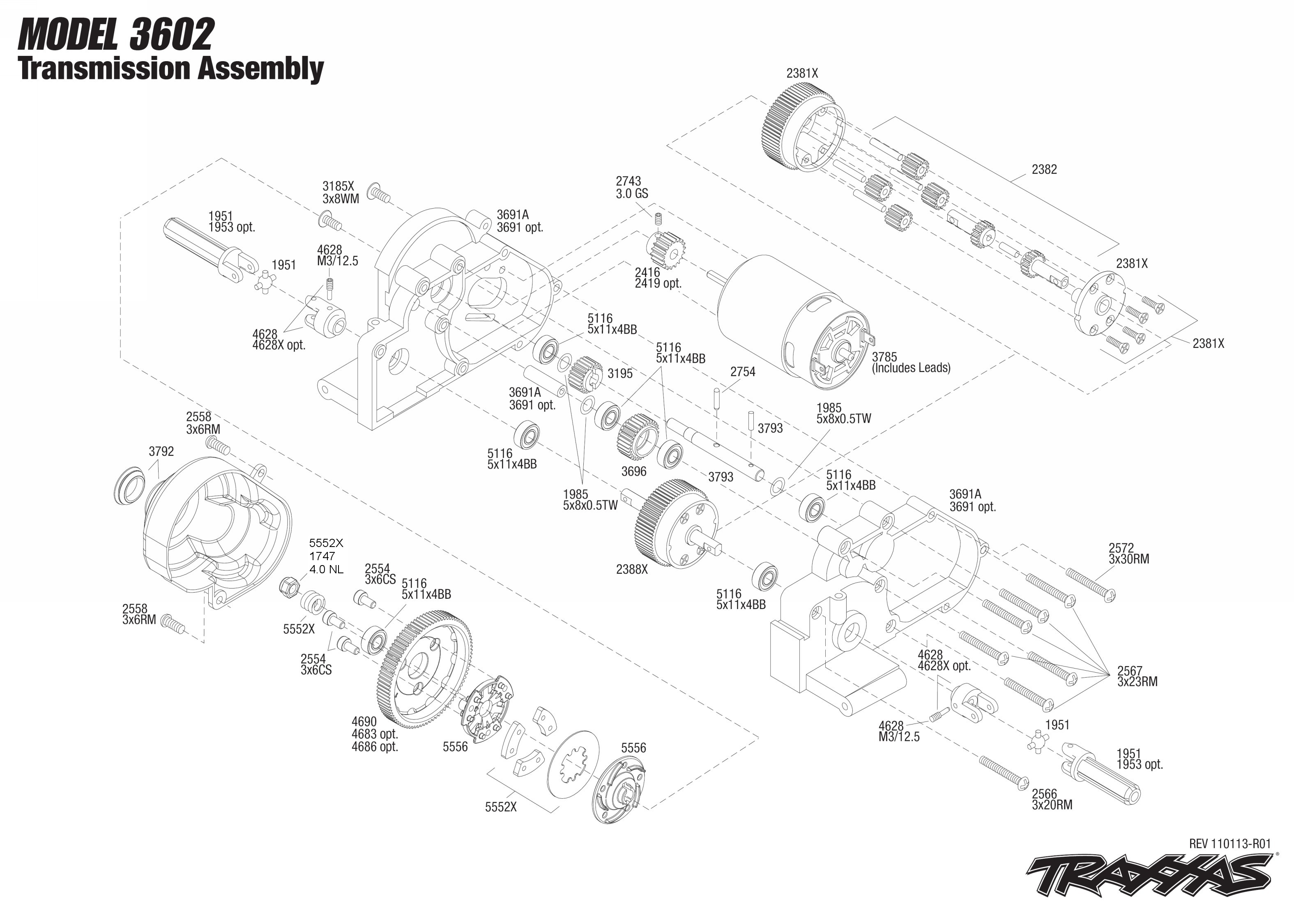 traxxas grave digger parts