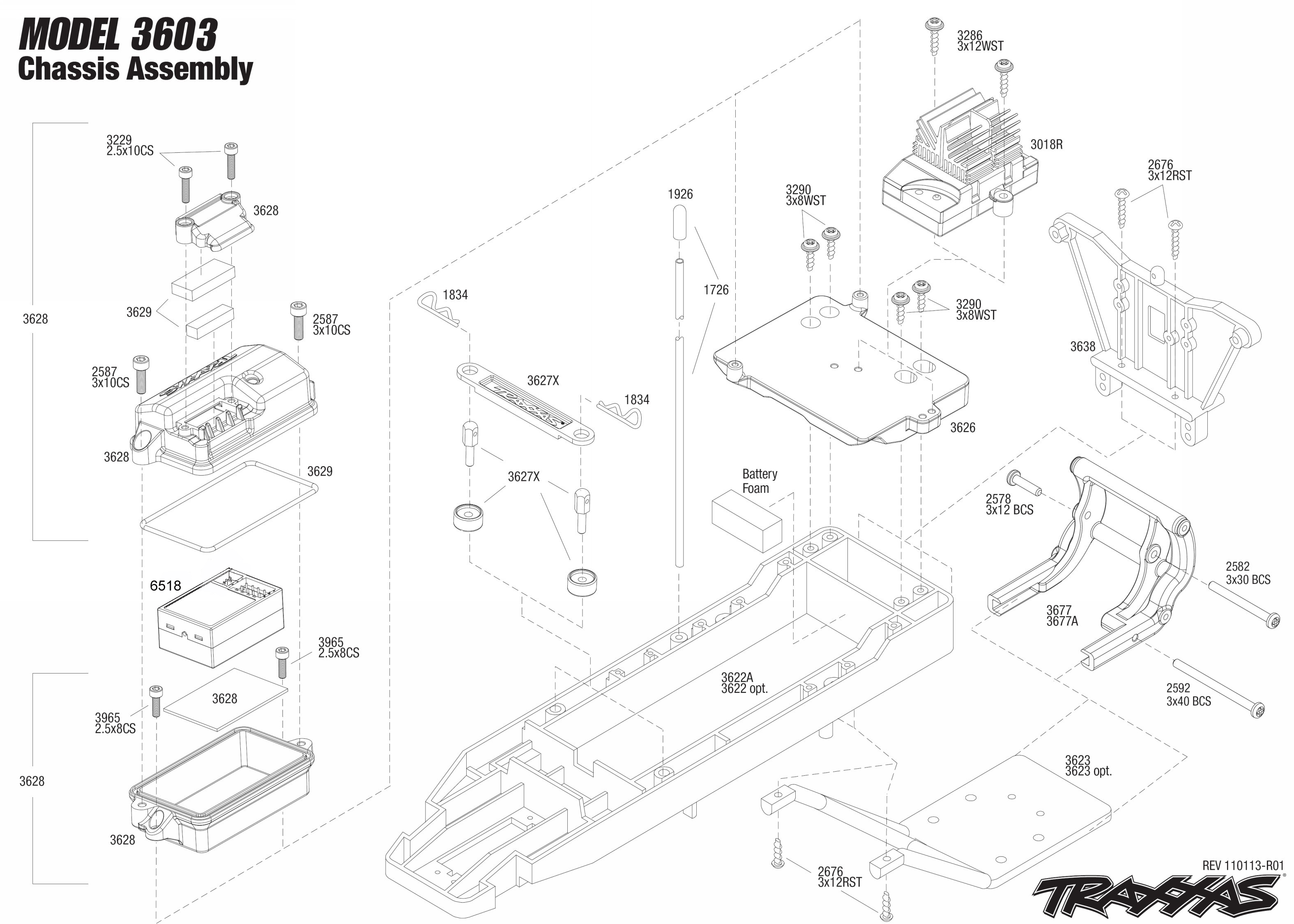 Traxxas grave shop digger parts