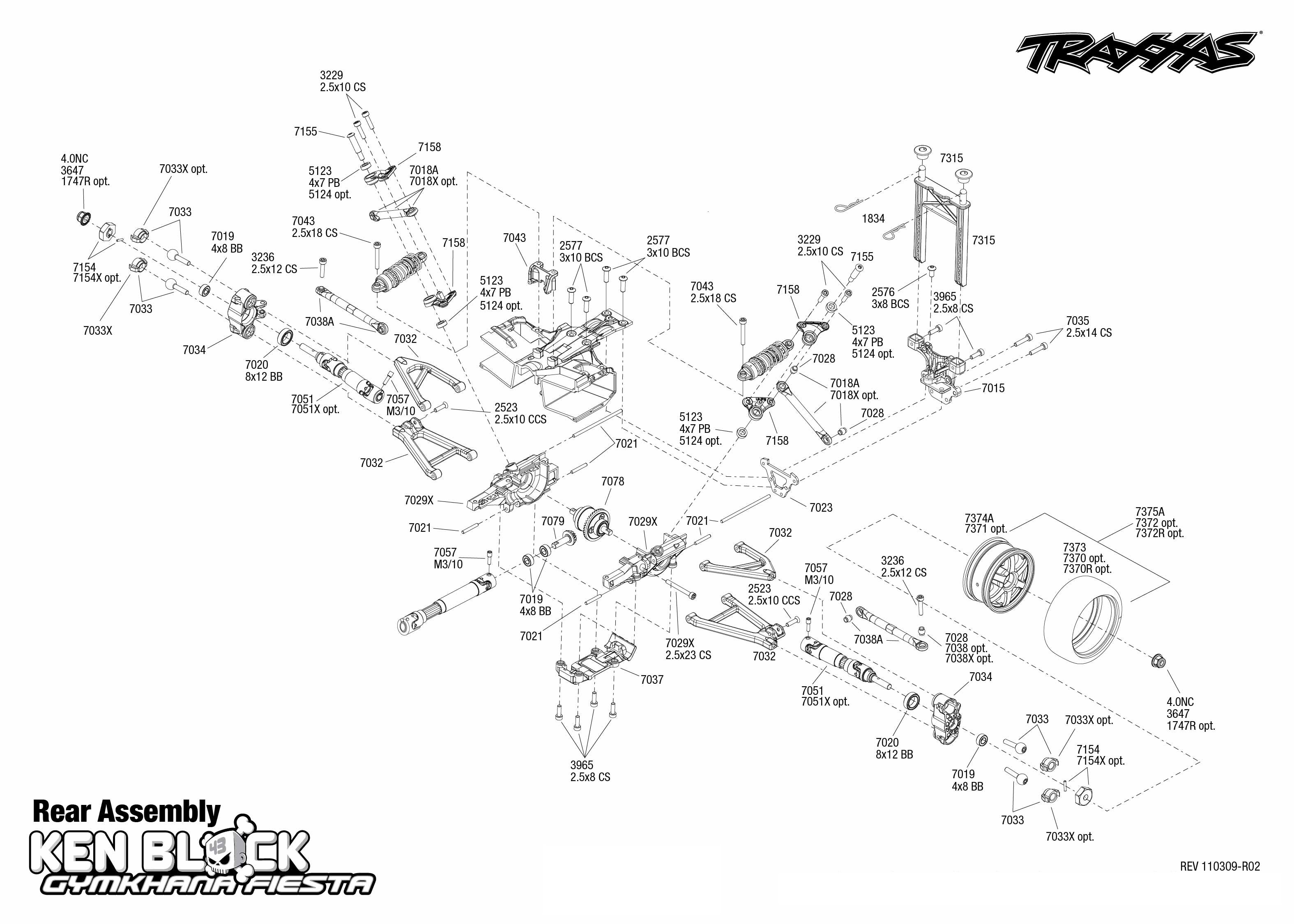 Traxxas ken cheap block fiesta