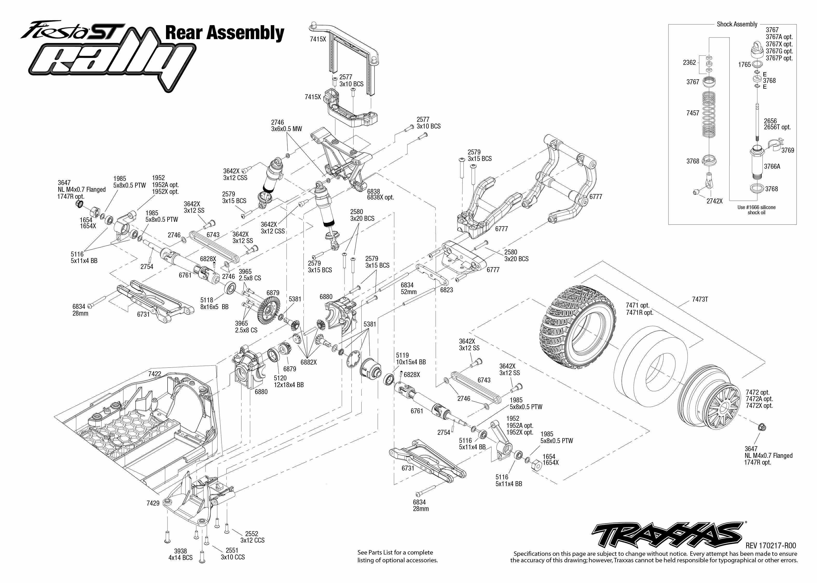 traxxas fiesta st rally upgrades