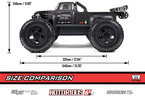 Arrma 1/8 NOTORIOUS 6S V6 4X4 BLX Brushless Stunt Truck RTR