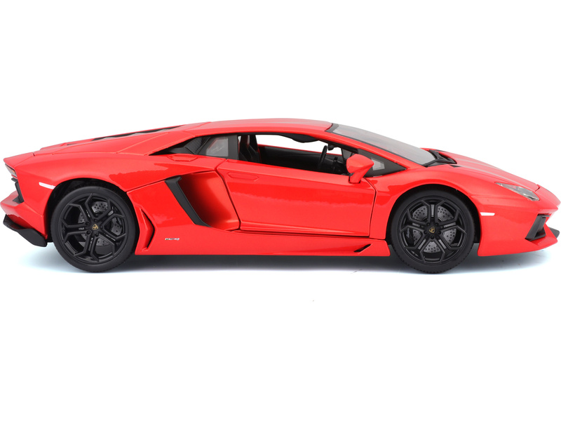 Bburago 18-11033MTOR Burago 1/18 Scale Diecast - 18-11033 Lamborghini  Aventador LP 700-4 Orange, Multicolor