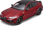 Bburago Alfa Romeo Giulia GTAm 1:18 červená metalíza