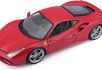 Bburago Ferrari 488 GTB 1:18 červená