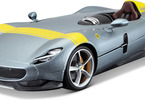 Bburago Ferrari Monza SP1 1:18 stříbrná metalíza