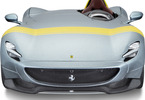 Bburago Ferrari Monza SP1 1:18 stříbrná metalíza