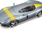 Bburago Ferrari Monza SP1 1:18 stříbrná metalíza