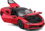 Bburago Ferrari SF90 Stradale 1:18 červená