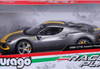 Bburago Ferrari 296 GTB Assetto Fiorano 1:18 šedá