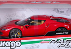 Bburago Ferrari 296 GTB 1:18 červená