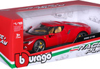 Bburago Ferrari 296 GTB 1:18 červená