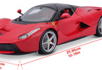 Bburago Signature Ferrari LaFerrari 1:18 červená