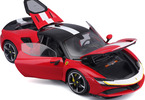 Bburago Signature Ferrari SF90 Stradale Assetto Fiorano 1:18 červená