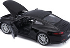 Bburago Plus Porsche 911 Carrera S 1:24 černá