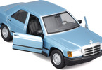 Bburago Mercedes-Benz 190E 1987 1:24 diamantová modrá