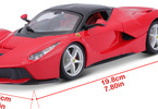 Bburago Ferrari LaFerrari 1:24 červená