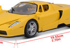 Bburago Ferrari Enzo 1:24 žlutá