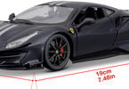 Bburago Ferrari 488 Pista 1:24 tmavě modrá