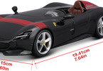 Bburago Ferrari Monza SP1 1:24 černá