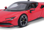 Bburago Ferrari SF90 Stradale 1:24 červená