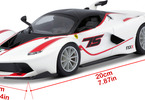 Bburago Ferrari FXX K 1:24 bílá