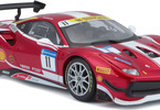 Bburago Ferrari 488 Challenge 2017 1:24 červená