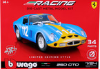 Bburago Ferrari GTO 250 1:24 Kit modrá