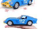 Bburago Ferrari GTO 250 1:24 Kit modrá