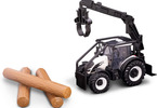 Bburago Valtra N174 with accessories (gift set)