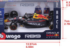 Bburago Red Bull Racing RB19 1:43 #1 Verstappen