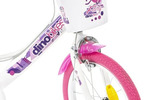 DINO Bikes - Children's bike 16" Fairy White