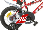 DINO Bikes - Dětské kolo 12" červené