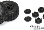 Duratrax 1/10 Warthog F/R 2.2"/3.0" SC Tires MTD 12 & 14mm Black Ripper (2)